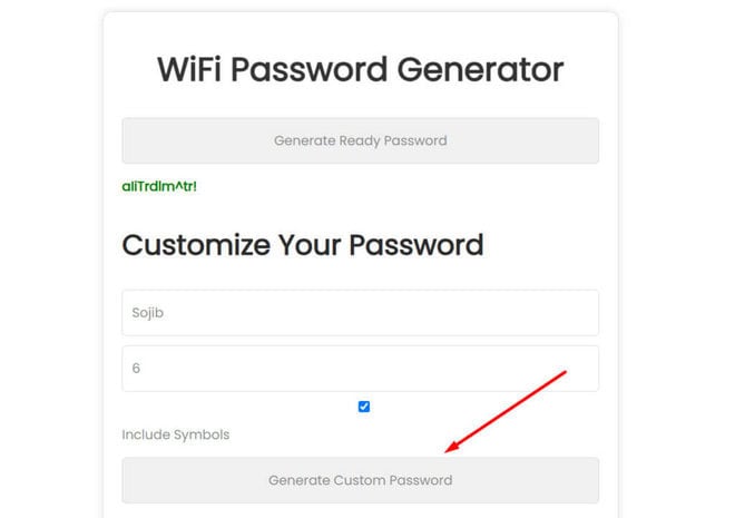 WiFi Password Generator